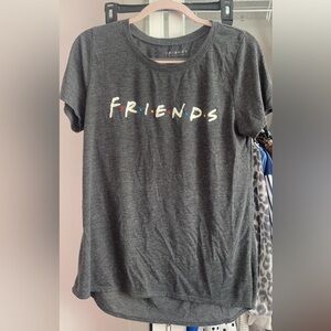 Gray Friends Graphic T-Shirt